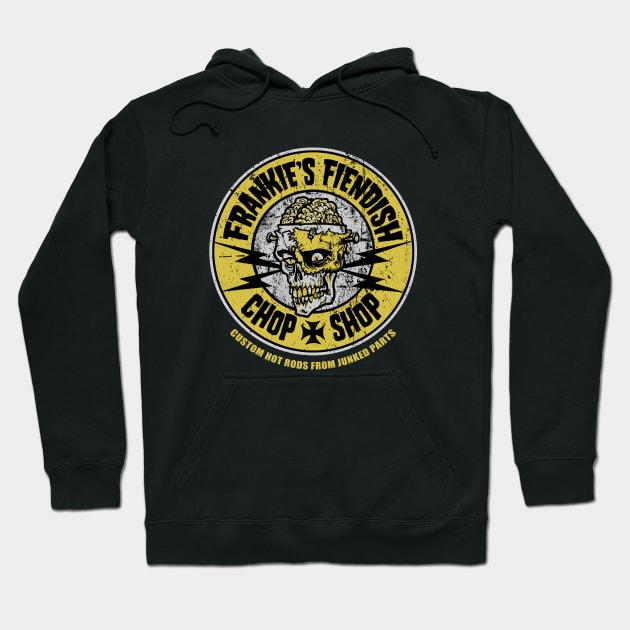 Frankie's fiendish Chop Shop Hoodie by heartattackjack